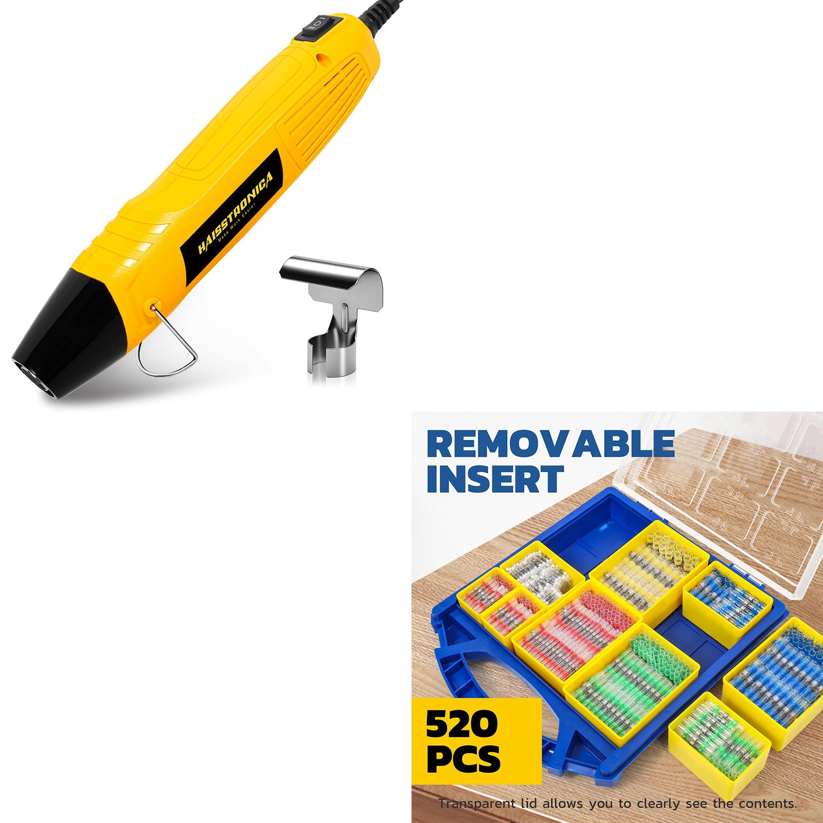 Mini Heat Gun 350W & Solder Seal Wire Connectors
