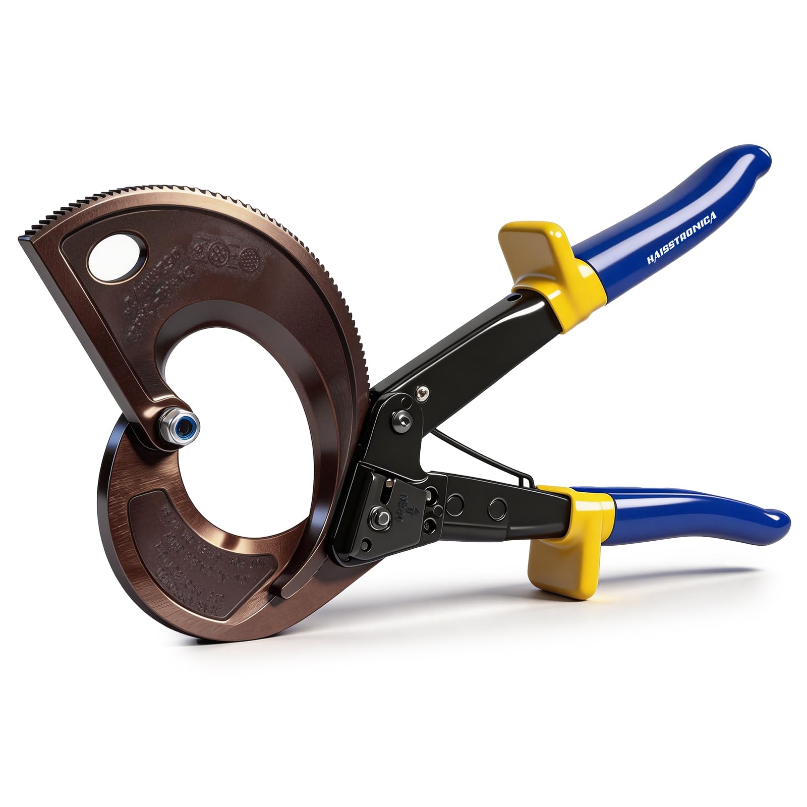 Pince à sertir les embouts de câbles Haisstronica, AWG 23-10, hexagonale auto-ajustable, pour cosses à cliquet, embouts de câbles