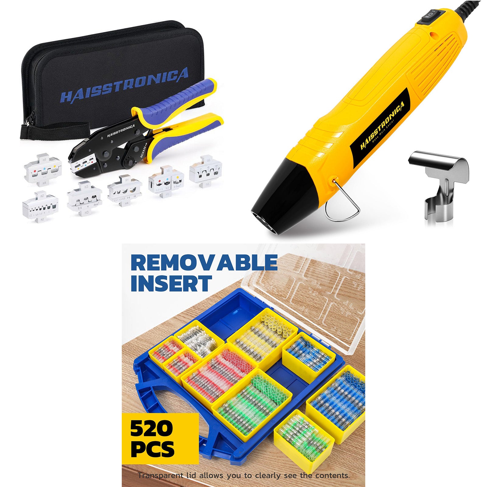 6 in 1 Tool Kits & Mini Heat Gun & Solder Seal Wire Connectors