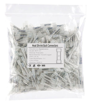 Heat Shrink Butt Connectors - Bagged