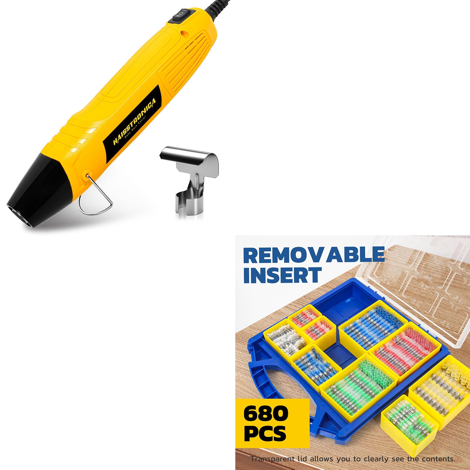 Mini Heat Gun 350W & Solder Seal Wire Connectors