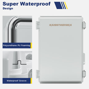 IP67 Waterproof Outdoor Electrical Box Kit - Grey Cover
