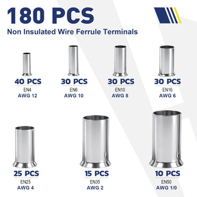 Non Insulated Wire Ferrules Kit - Boxed