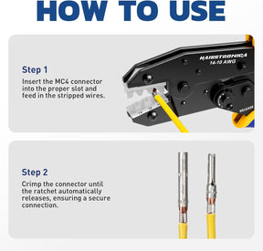 High-leverage design makes these durable crimp tools perfect for high-frequency professional shop work crimp tools