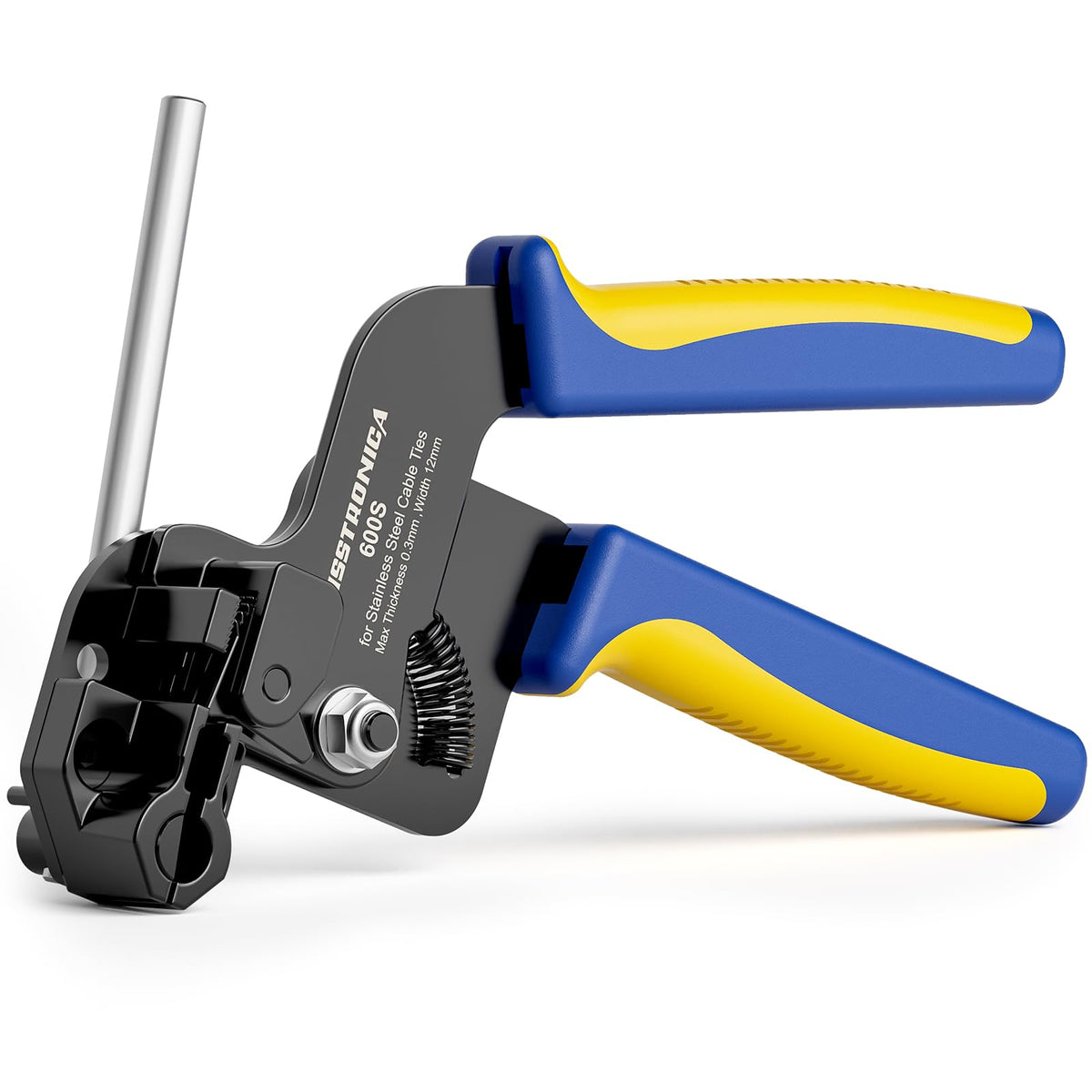 haisstronica Zip Tie Gun for Fastening and Cutting up to Metal Cable Ties,Stainless Steel Cable Tie Tool