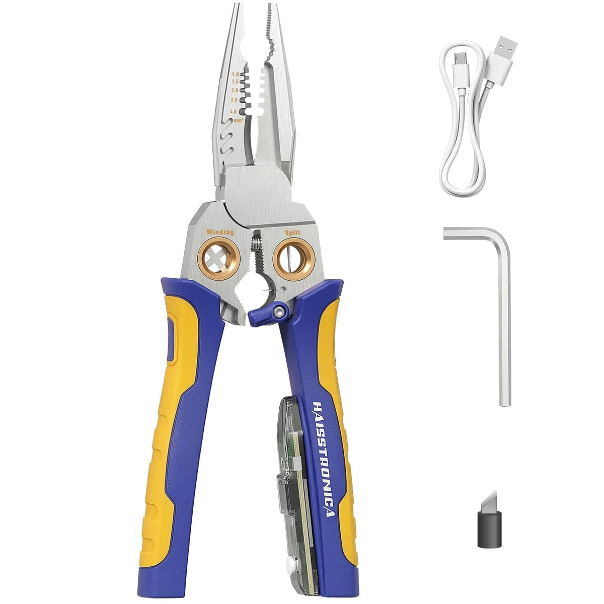 9-in-1 Wire Stripper Tool with Voltage Tester