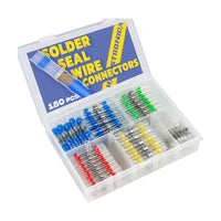 180PCS Heat Shrink Solder Seal Wire Connectors Kit For AWG 26-10
