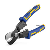 Haisstronica high leverage cable cutters: Textured anti-slip handles ensure comfortable, effortless operation.