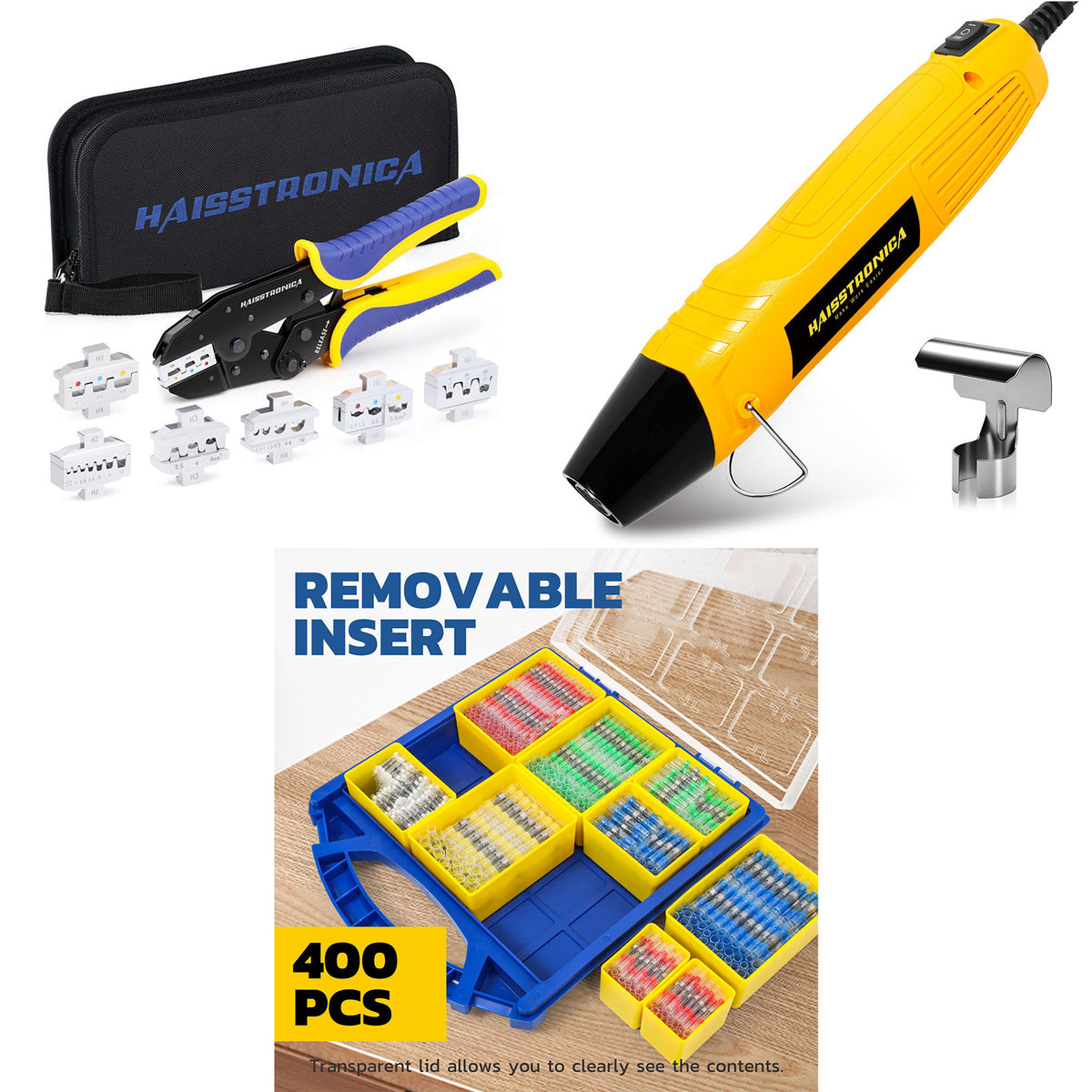 6 in 1 Tool Kits & Mini Heat Gun & Solder Seal Wire Connectors