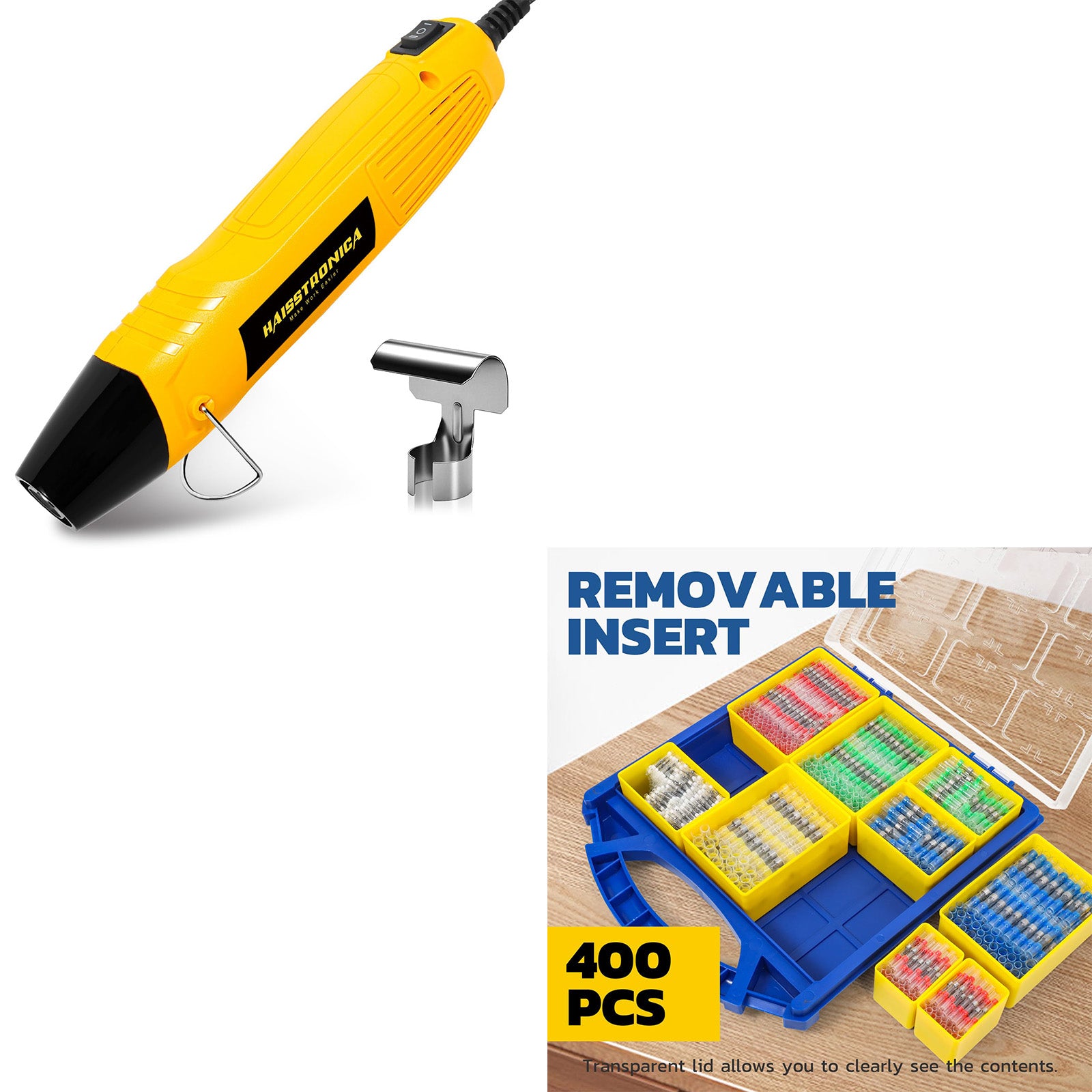Mini Heat Gun 350W & Solder Seal Wire Connectors