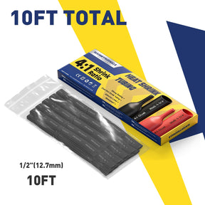 4:1 Heat Shrink Tubing Kit - Black