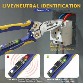 Complete electrical maintenance kit featuring specialized pliers and precision tools in a comprehensive stripper kit stripper kit