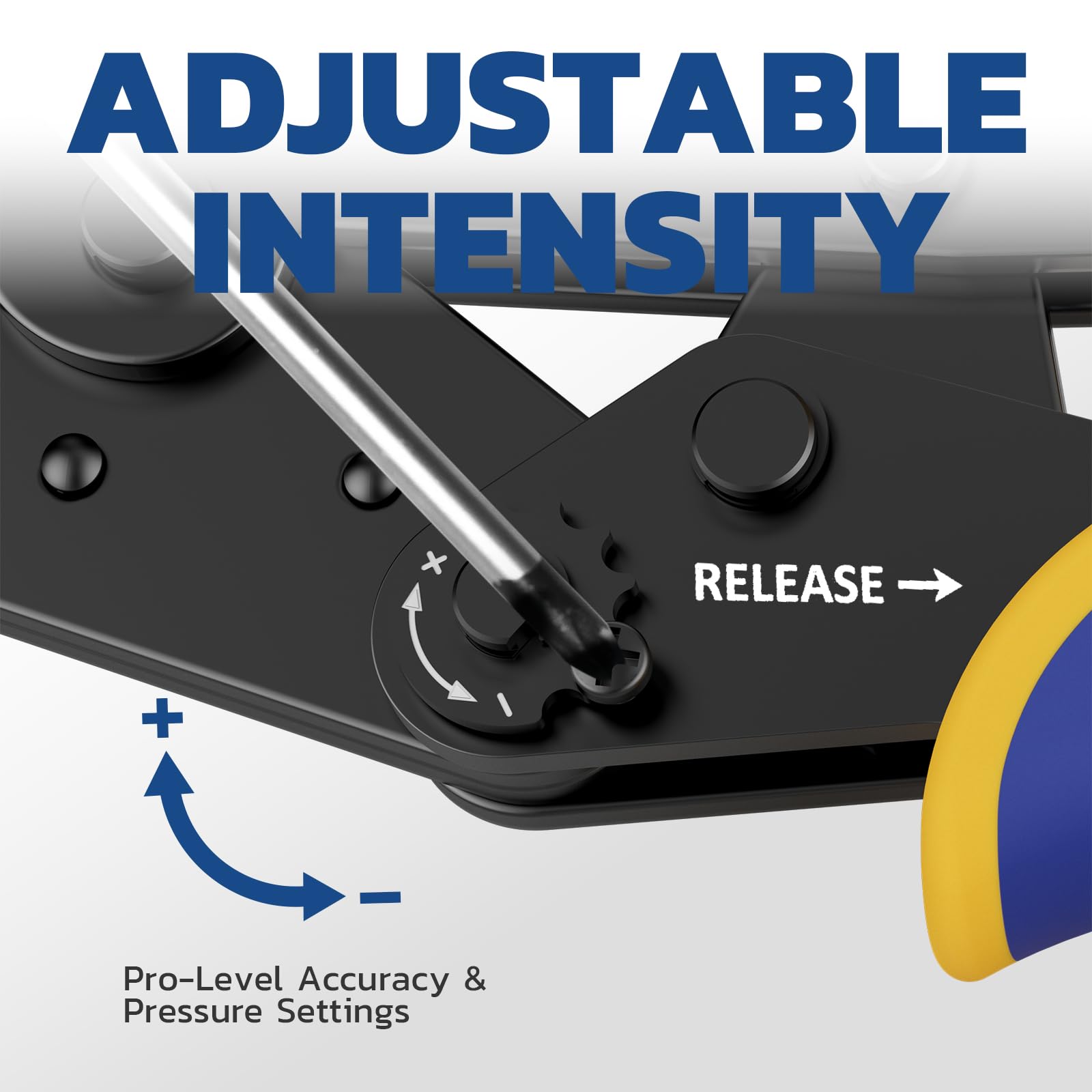 Haisstronica Wire Crimping Tool in action: Securing car battery terminals. AWG 22-10.