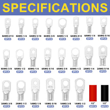 Haisstronica presents a variety of copper crimp connectors in different specifications. The detailed chart lists types like 8AWG and 6AWG, useful for understanding electrical connection options.