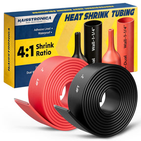 4:1 Heat Shrink Tubing Kit - Black&Red