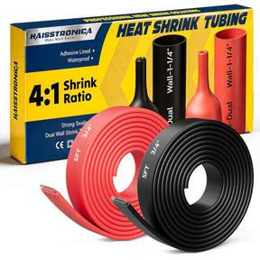 4:1 Heat Shrink Tubing Kit - Black&Red