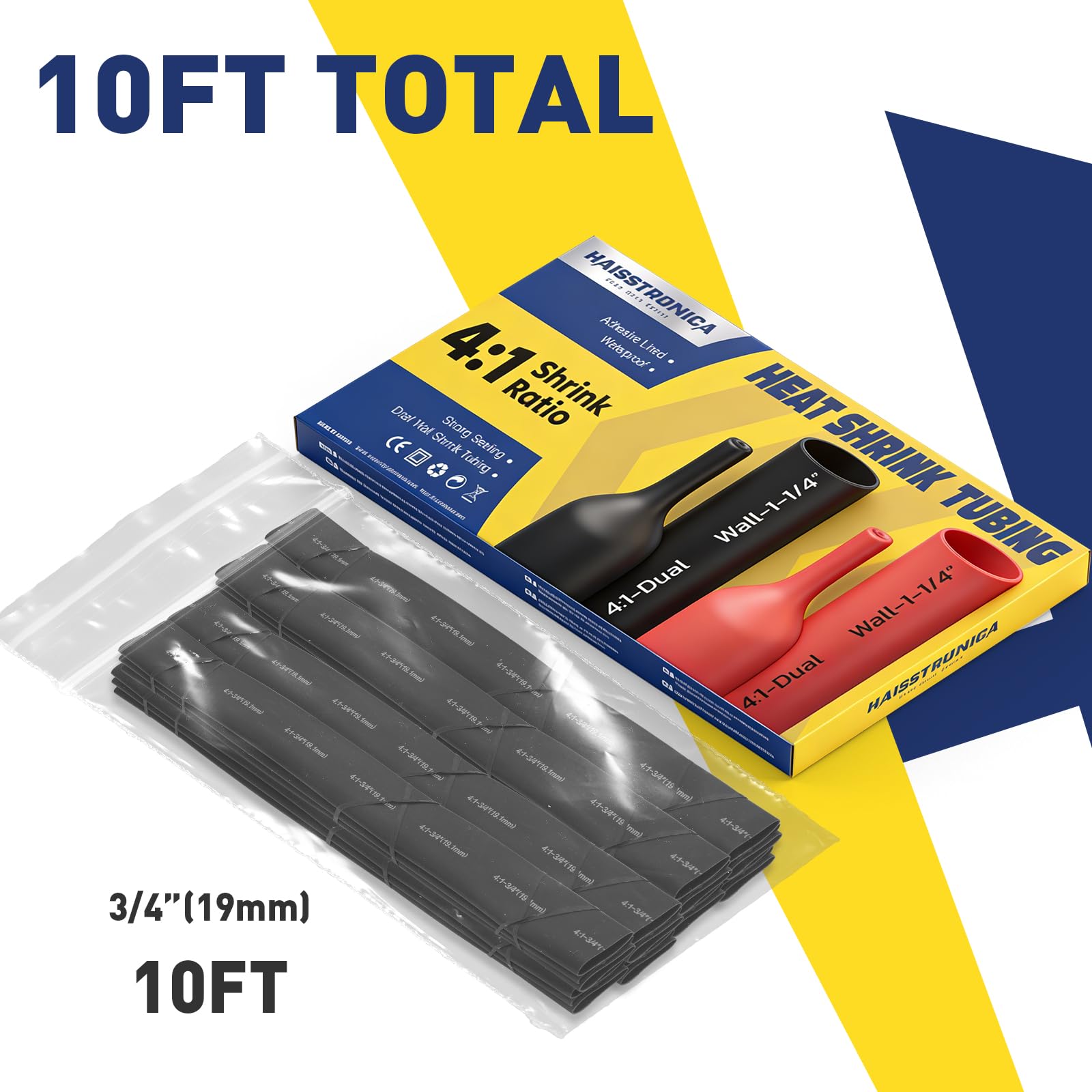 4:1 Heat Shrink Tubing Kit - Black