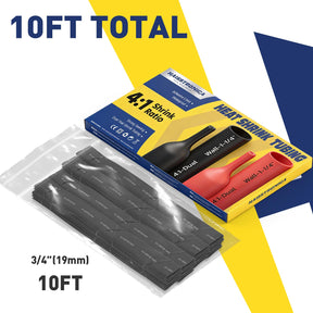 4:1 Heat Shrink Tubing Kit - Black