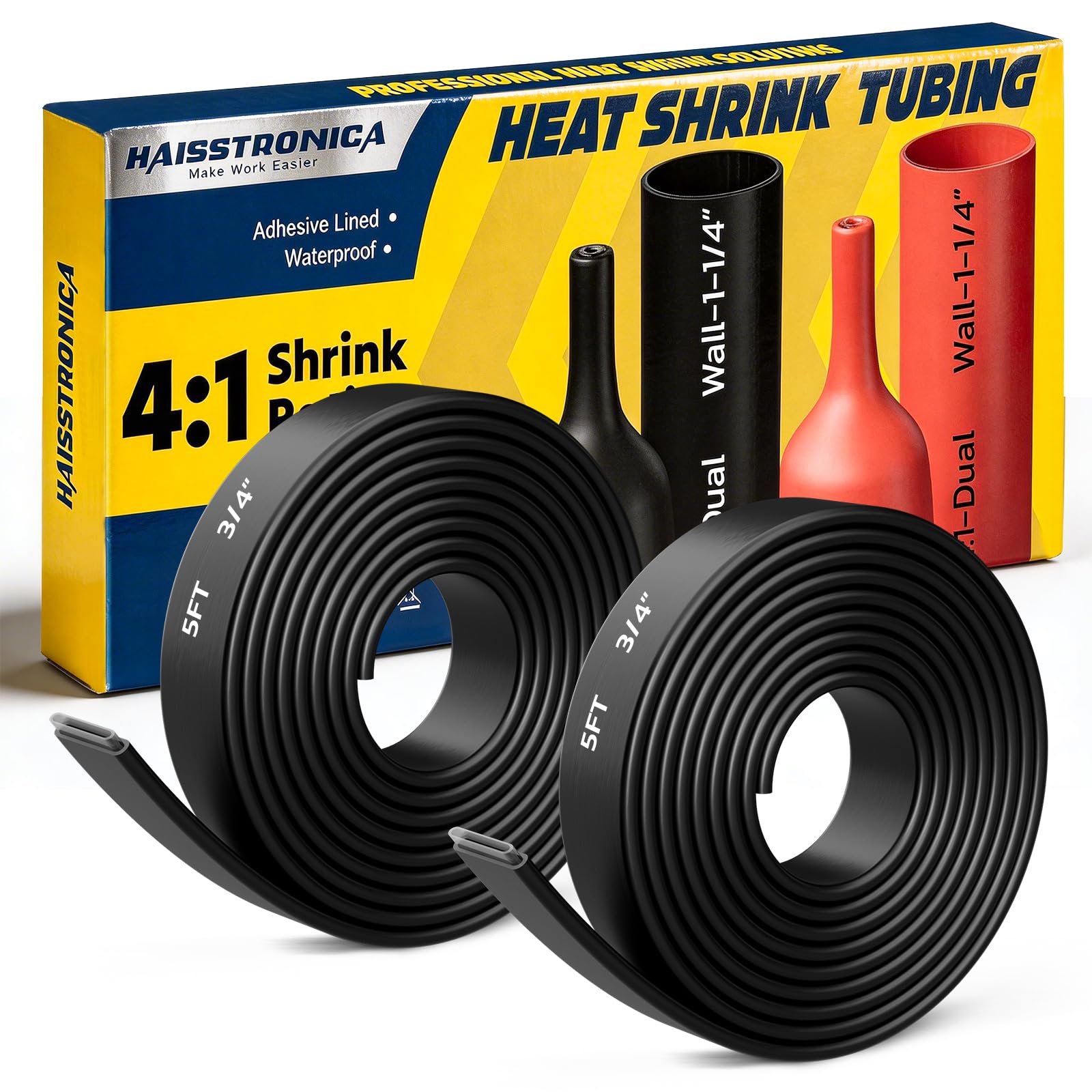 4:1 Heat Shrink Tubing Kit - Black