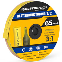 65 Ft Heat Shrink Tubing Roll 1/2(12.7mm) - 3:1 Shrink Ratio