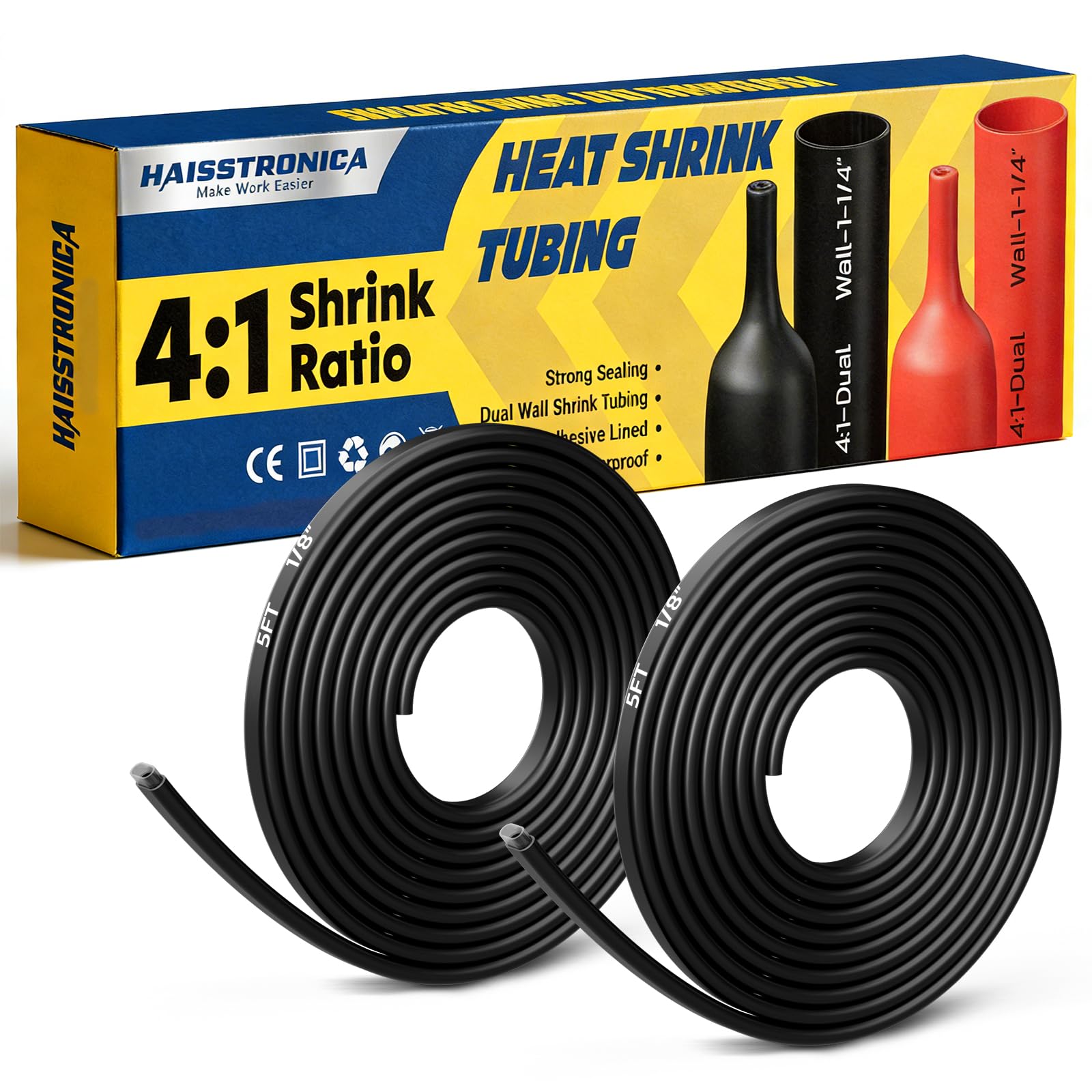 4:1 Heat Shrink Tubing Kit - Black