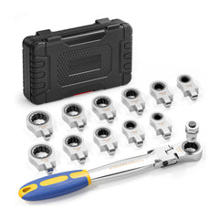 Haisstronica ratchet wrench set, durable sockets, DIY repair tool.