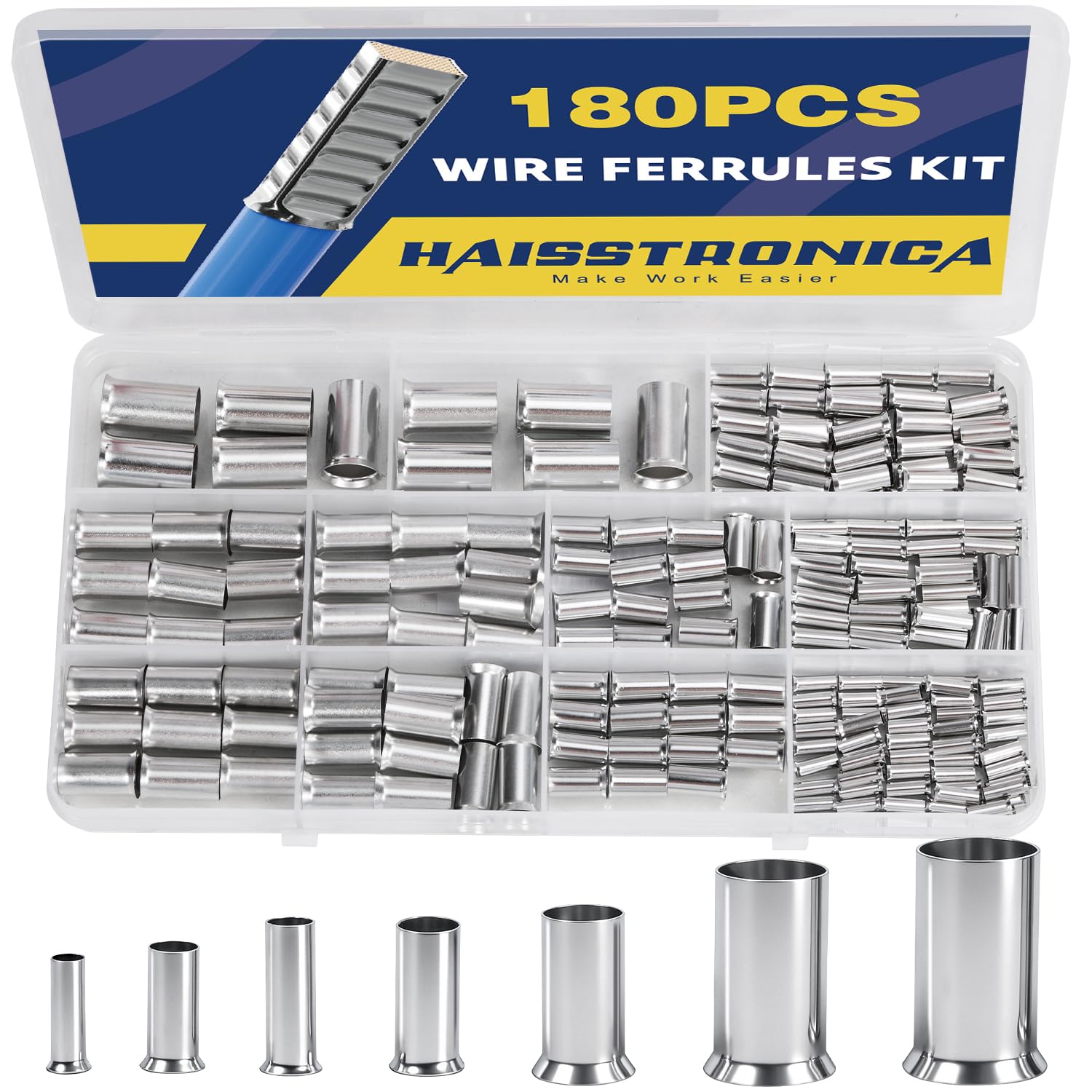 Non Insulated Wire Ferrules Kit - Boxed