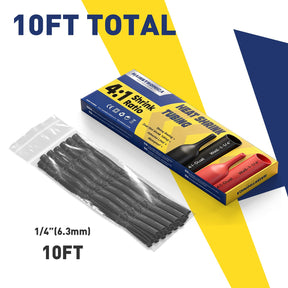 4:1 Heat Shrink Tubing Kit - Black
