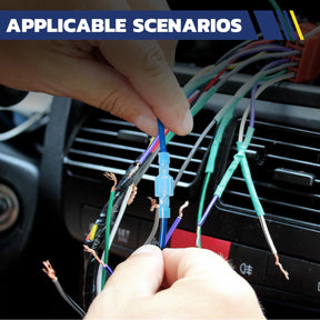 Nylon Spade Connectors Kit AWG 22-10