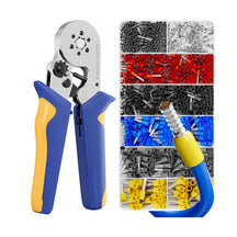 Ferrule Crimping Tool Kits (AWG 23-10 Ferrules Crimper+1200PCSTerminals)