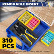 Heat shrink kits including assorted sizes and colors, perfect for professional and DIY electrical wiring tasks.