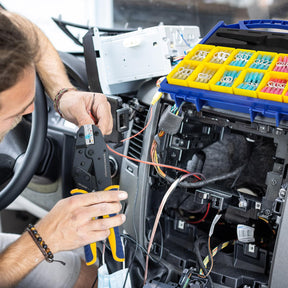 ワイヤーコネクタセット AWG 22-10 330/380個 9インチ圧着工具とオーガナイザー付き