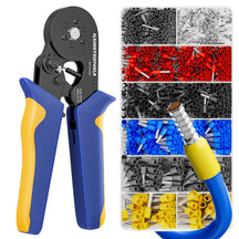 Ferrule Crimping Tool Kits (AWG 23-10 Ferrules Crimper+1200PCSTerminals)