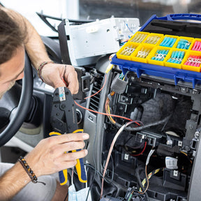 ワイヤーコネクタセット AWG 22-10 330/380個 9インチ圧着工具とオーガナイザー付き