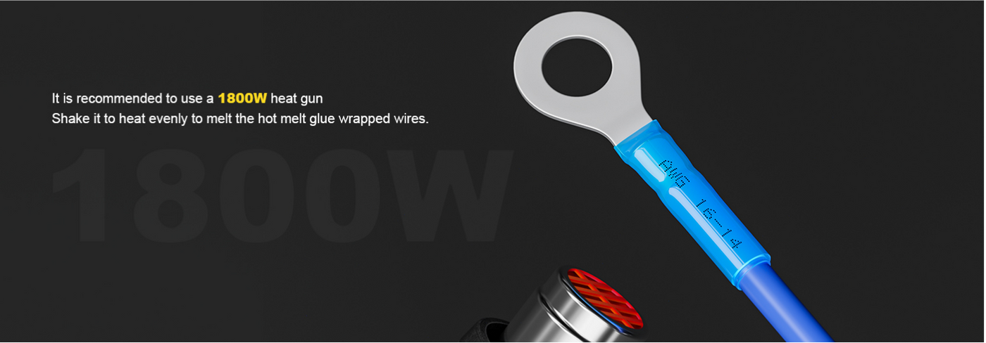 Crimp tool jaw aligning with blue connector wire terminal, showing proper compression for reliable ring lug attachment