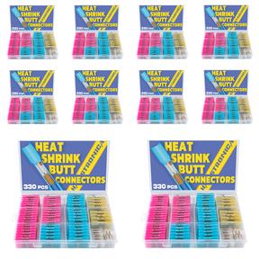 Monthly Stocking - 10*330PCS Heat Shrink Butt Connectors