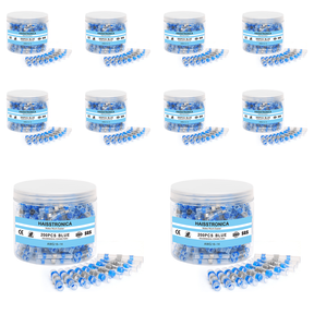 Monthly Stocking - 10*200PCS Solder Seal Wire Connectors AWG 16-14 Blue