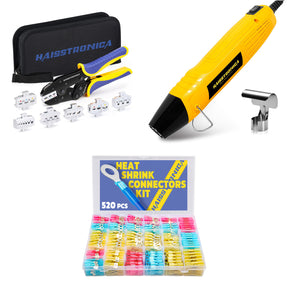 6 in 1 Tool Kits & Mini Heat Gun & 520PCS Heat Shrink Wire Connectors