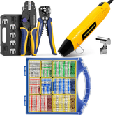 8PCS Crimping Tool Set & Mini Heat Gun & Solder Seal Wire Connectors