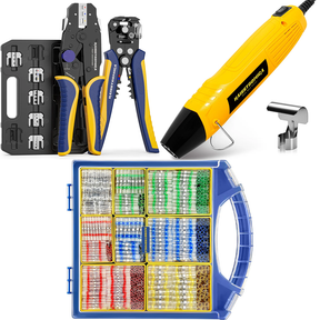 8PCS Crimping Tool Set & Mini Heat Gun & Solder Seal Wire Connectors