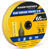 65 Ft Heat Shrink Tubing Roll 3/8 (9.5mm) - 3:1 Shrink Ratio