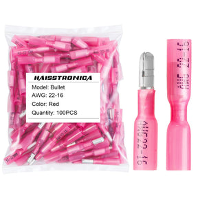 Heat Shrink Bullet Connectors - Bagged
