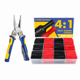 Garage Upgrade Kit - 9-in-1 Rechargeable Wire Stripper + Heat Shrink Tubing