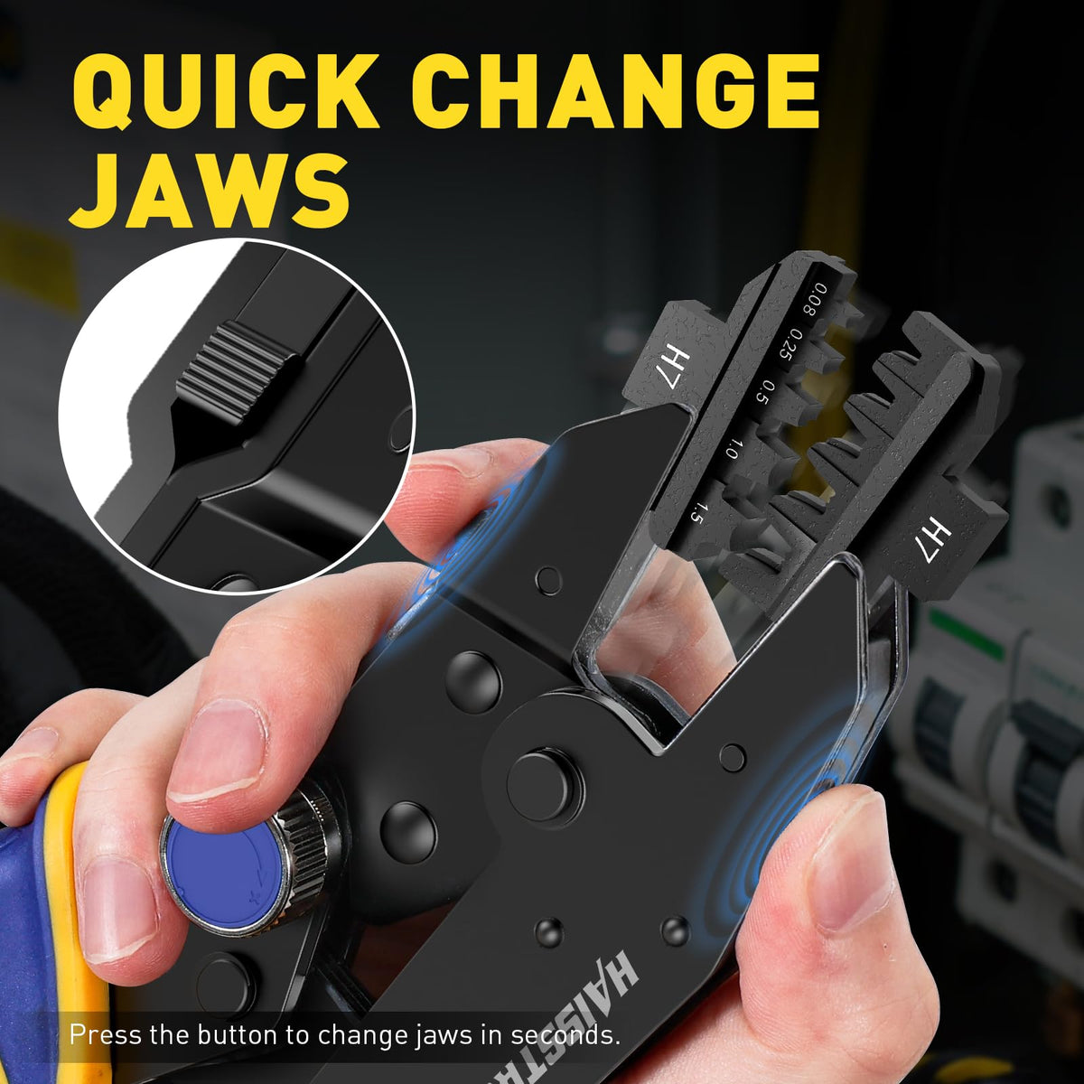 Quick Change Jaws Crimping Tool for Dupont Connectors AWG 28-16