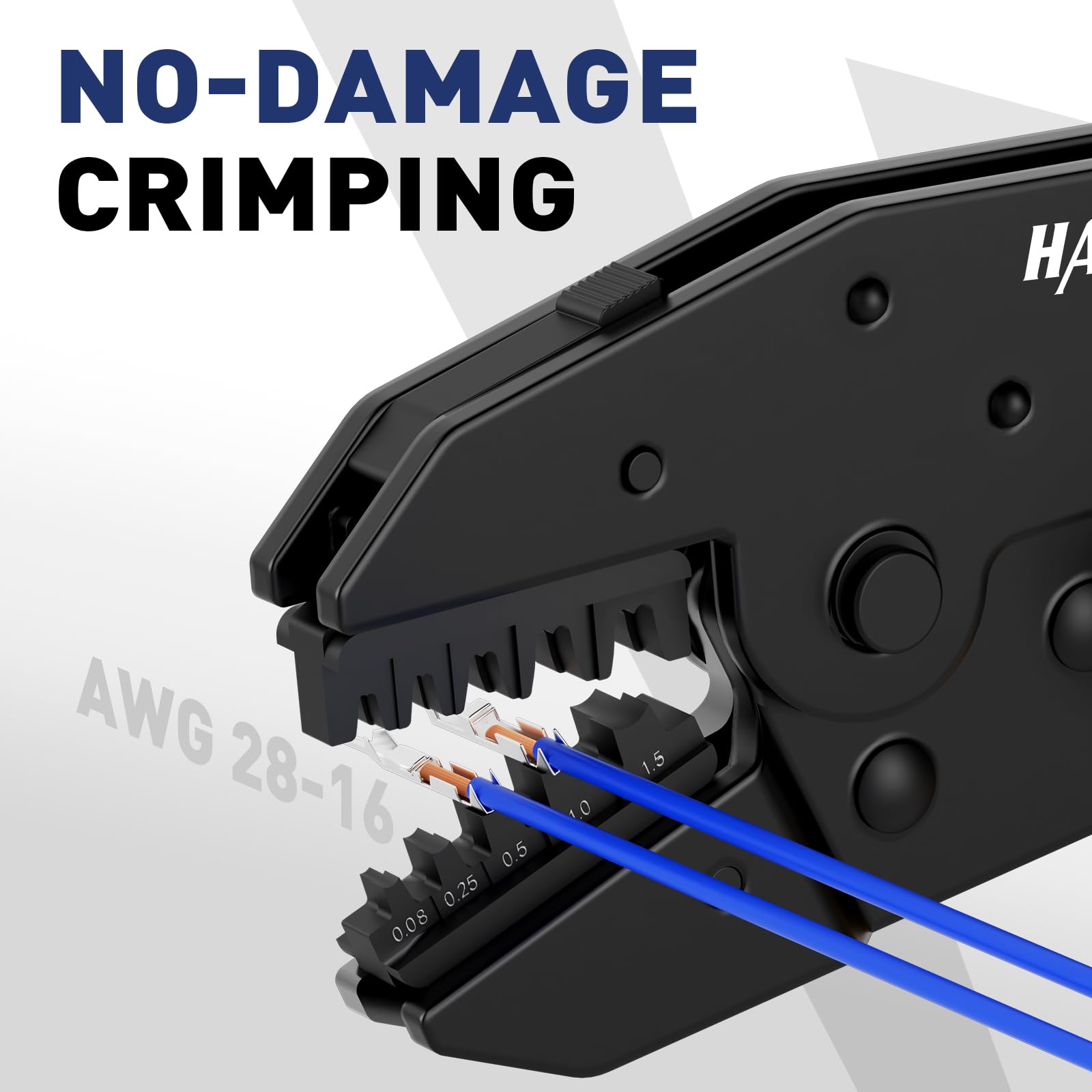 Quick Change Jaws Crimping Tool for Dupont Connectors AWG 28-16