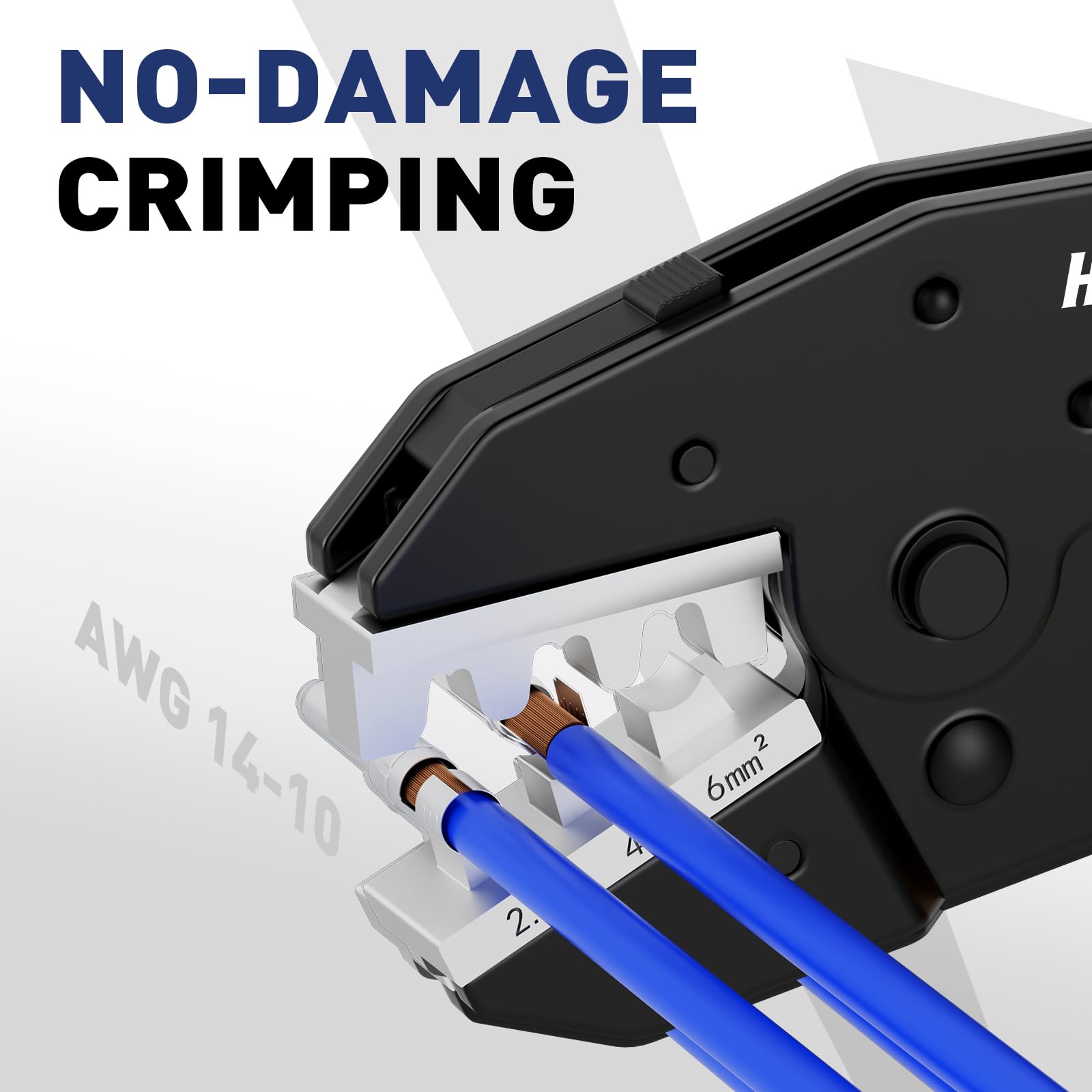 Quick Change Jaws Crimping Tool for Solar Connectors AWG 14-10