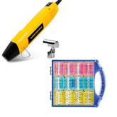 Mini Heat Gun 350W & Ring/Spade/Bullet Terminals