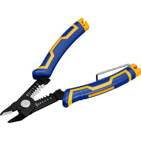 🔥Clearance🔥 3 in 1 Cutter/Stripper/Crimping 6-inch Precision Flush Pliers