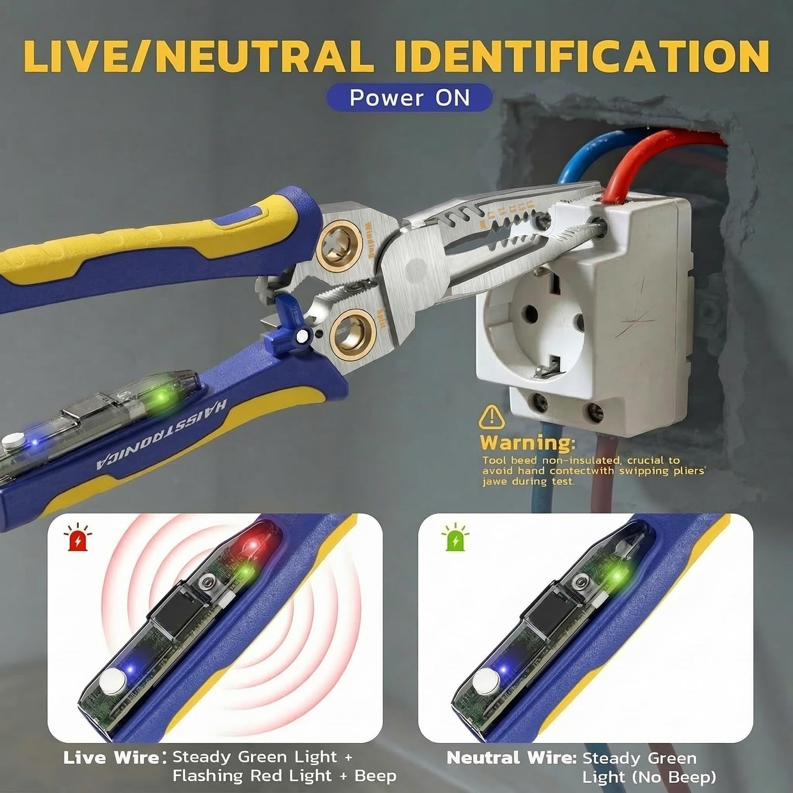 Garage Upgrade Kit - 9-in-1 Rechargeable Wire Stripper + Heat Shrink Tubing