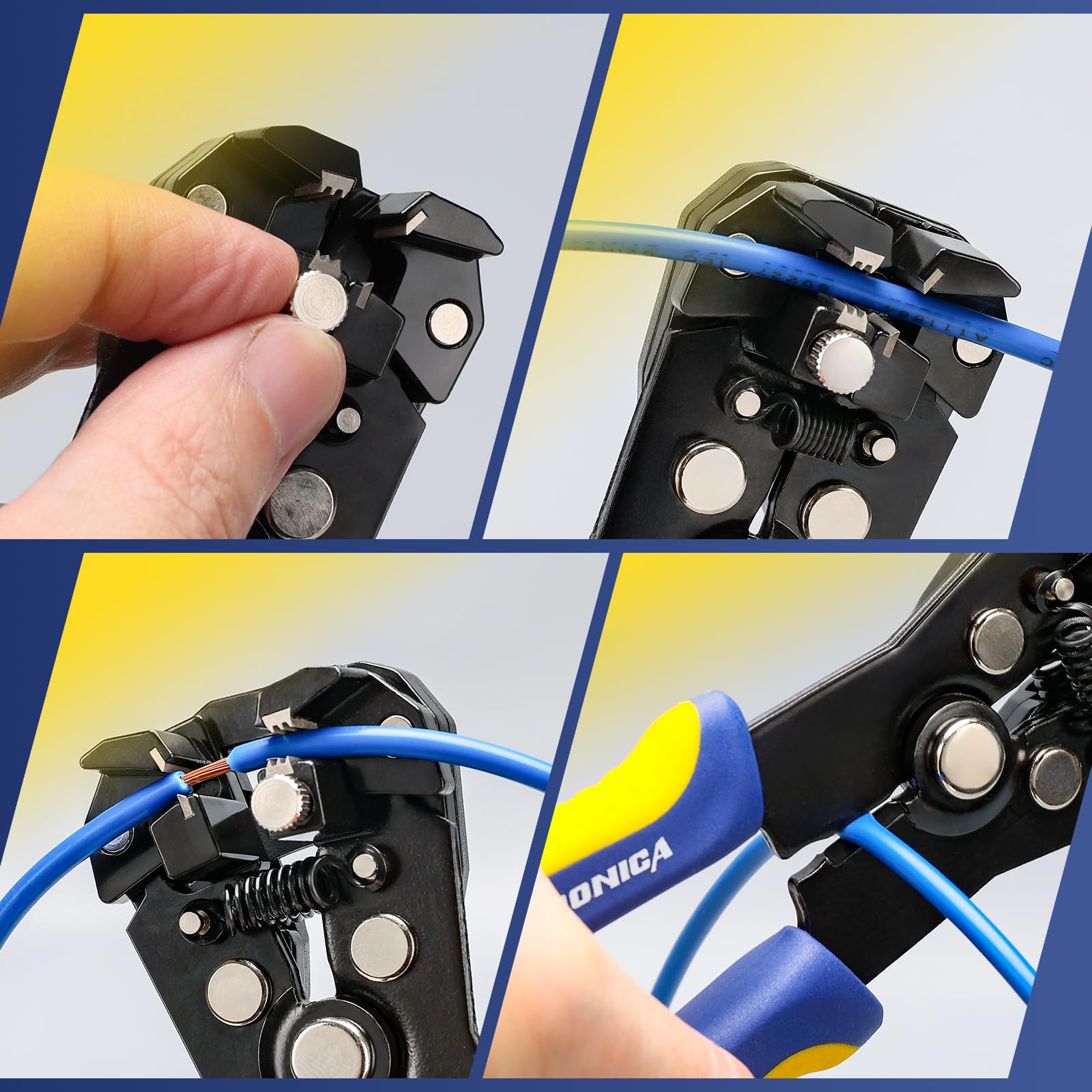 🔥Clearance🔥 2 in 1 Stripper/Cutter Self-Adjusting Wire Stripper